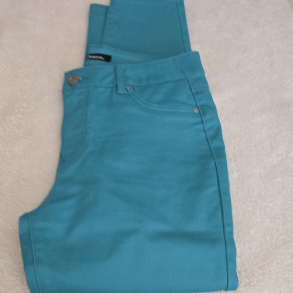 d. jeans Turquoise Denim Pants - Picture 5 of 5